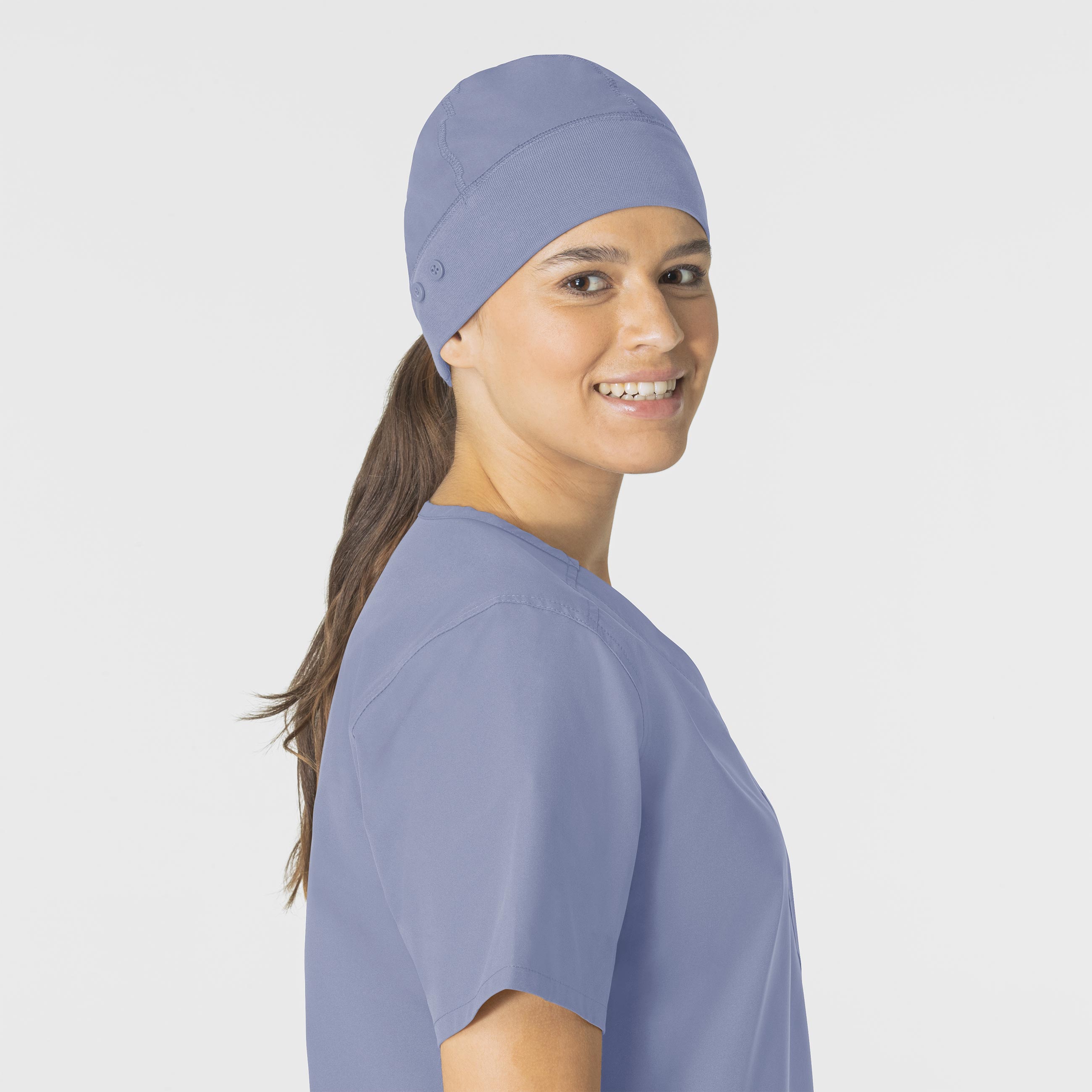 Force Essentials C40013 Unisex Beanie Scrub Hat Ceil Blue