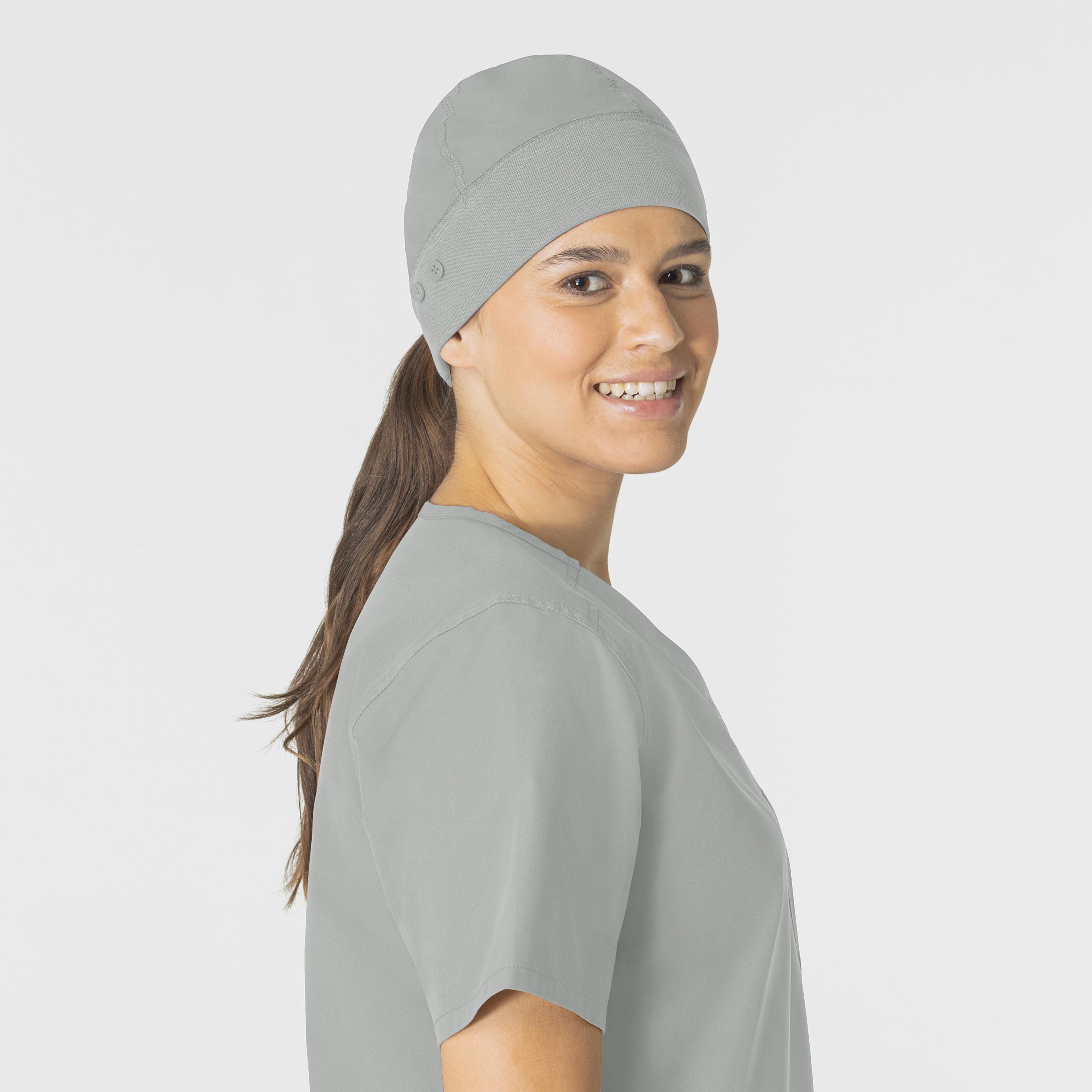 Force Essentials C40013 Unisex Beanie Scrub Hat Grey