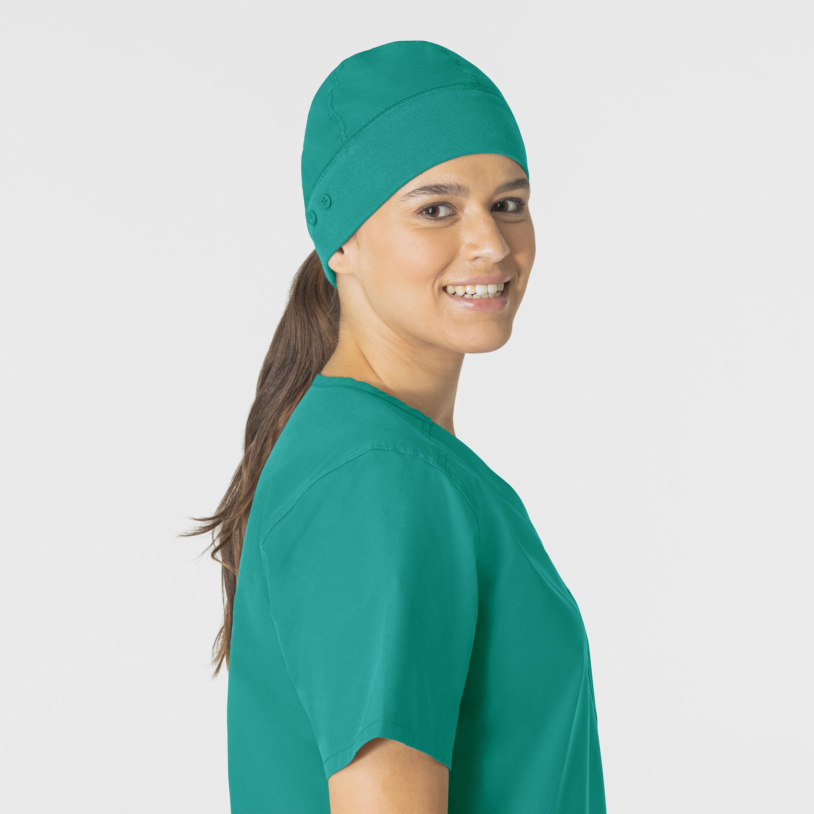 Force Essentials C40013 Unisex Beanie Scrub Hat Teal Blue