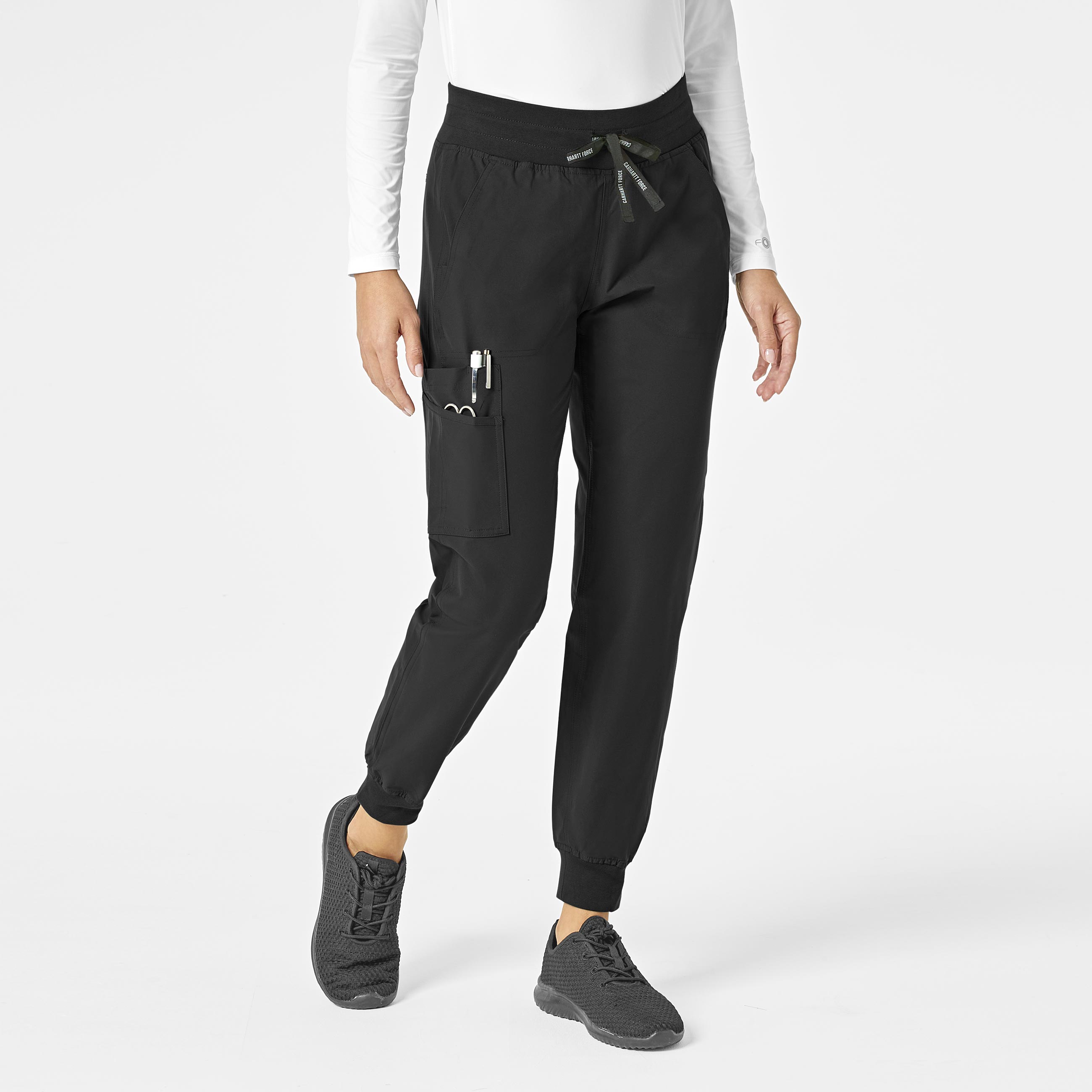 Force Essentials C51113 Jogger Scrub Pants Black