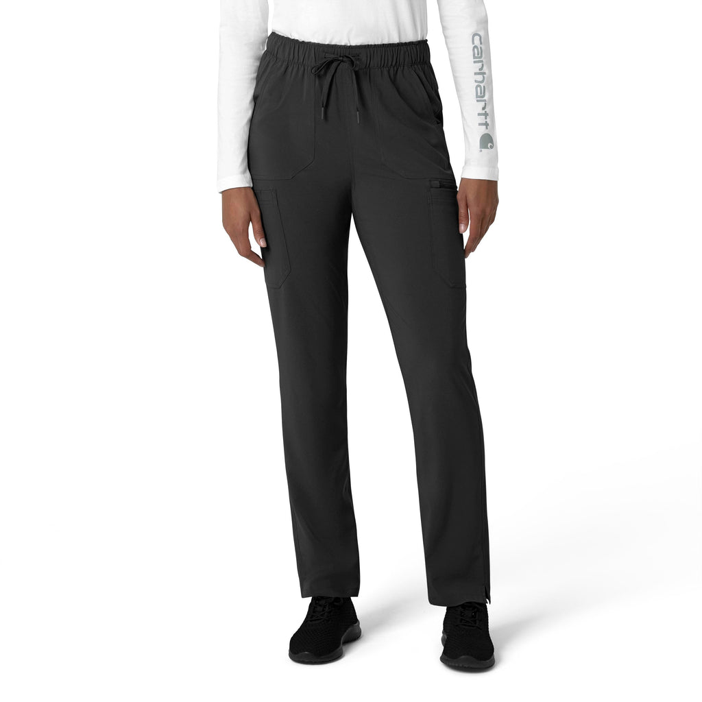 Force Cross-Flex C53210 Straight Leg Cargo Scrub Pants Black