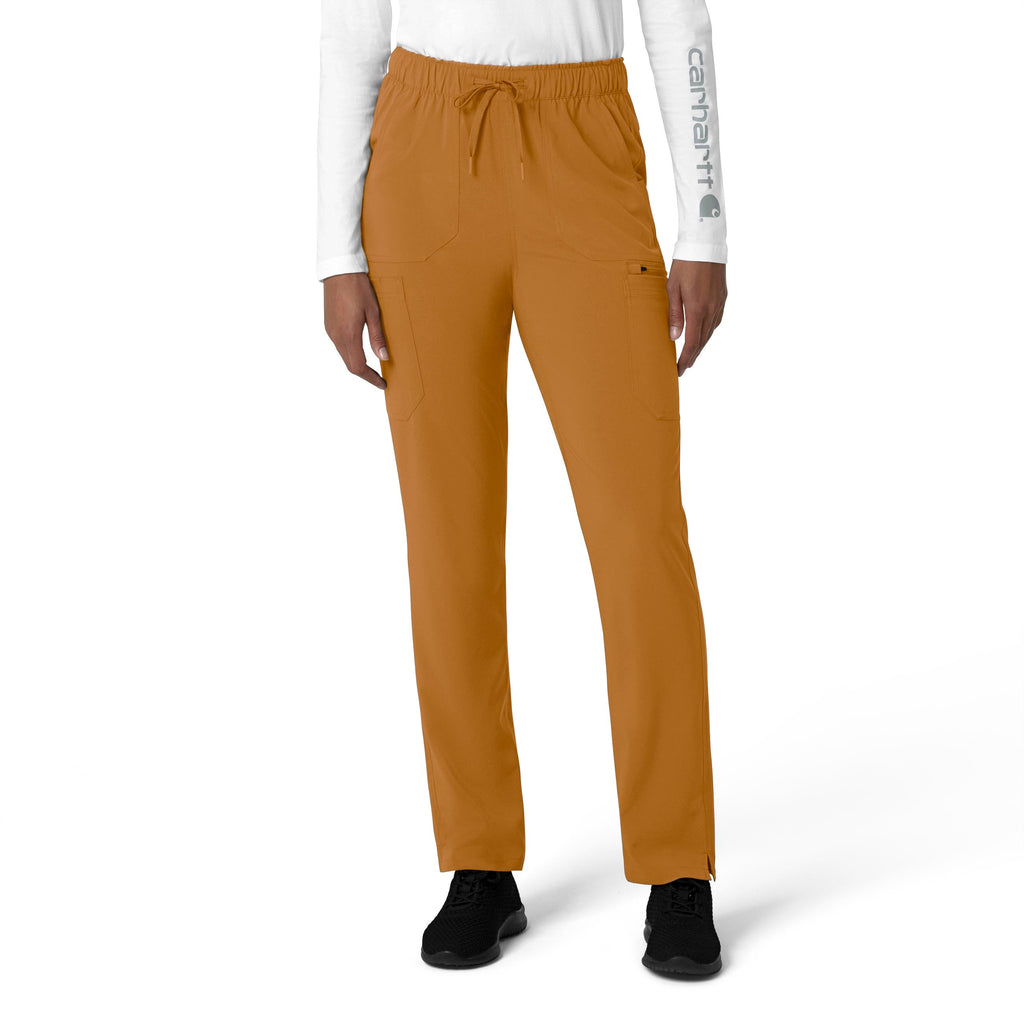 Force Cross-Flex C53210 Straight Leg Cargo Scrub Pants Fox Brown