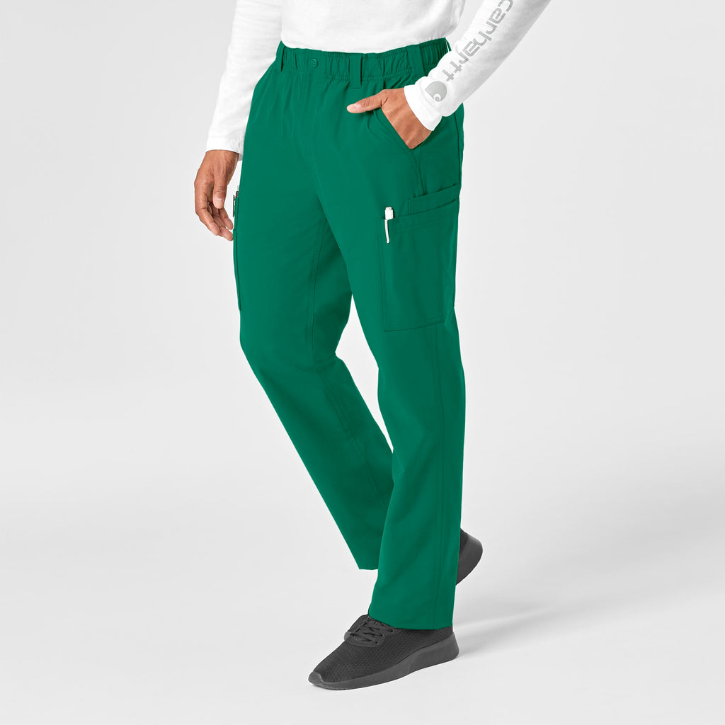 Force Essentials C56113 Men's Straight Leg Cargo Scrub Pants Hunter
