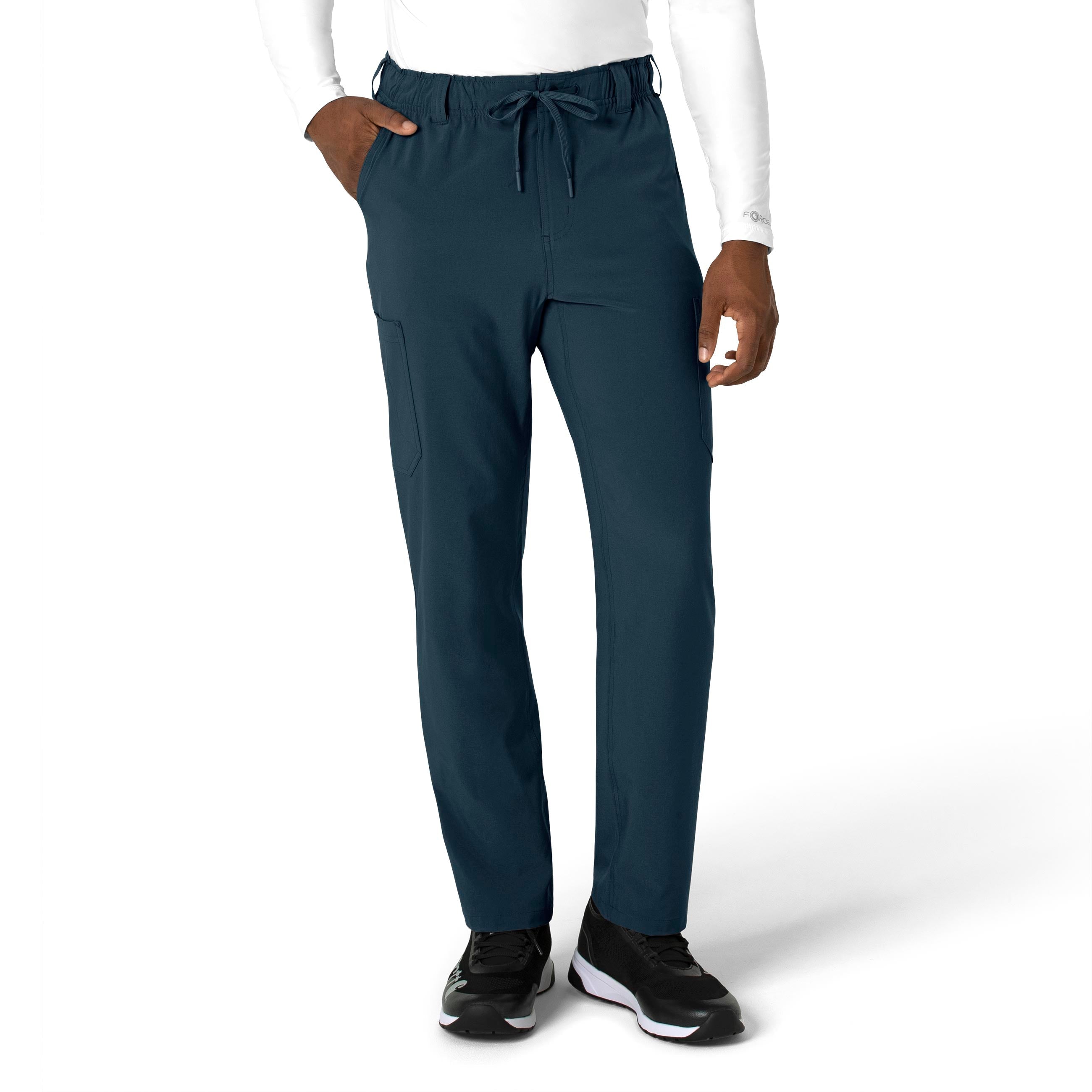 Force Cross-Flex C56410 Men's Straight Leg Scrub Pants Navy