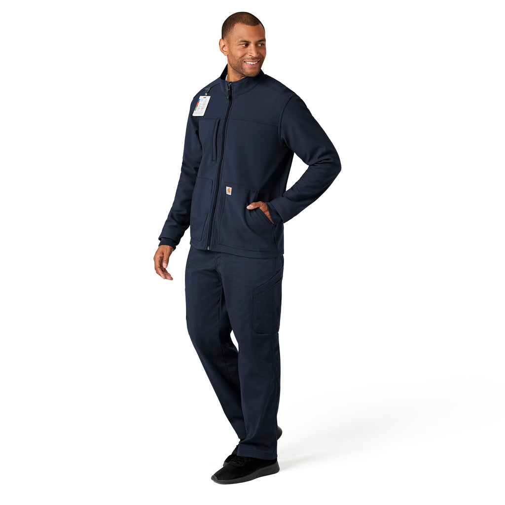 Rugged Flex C80023 Men's Bonded Fleece Jacket Navy