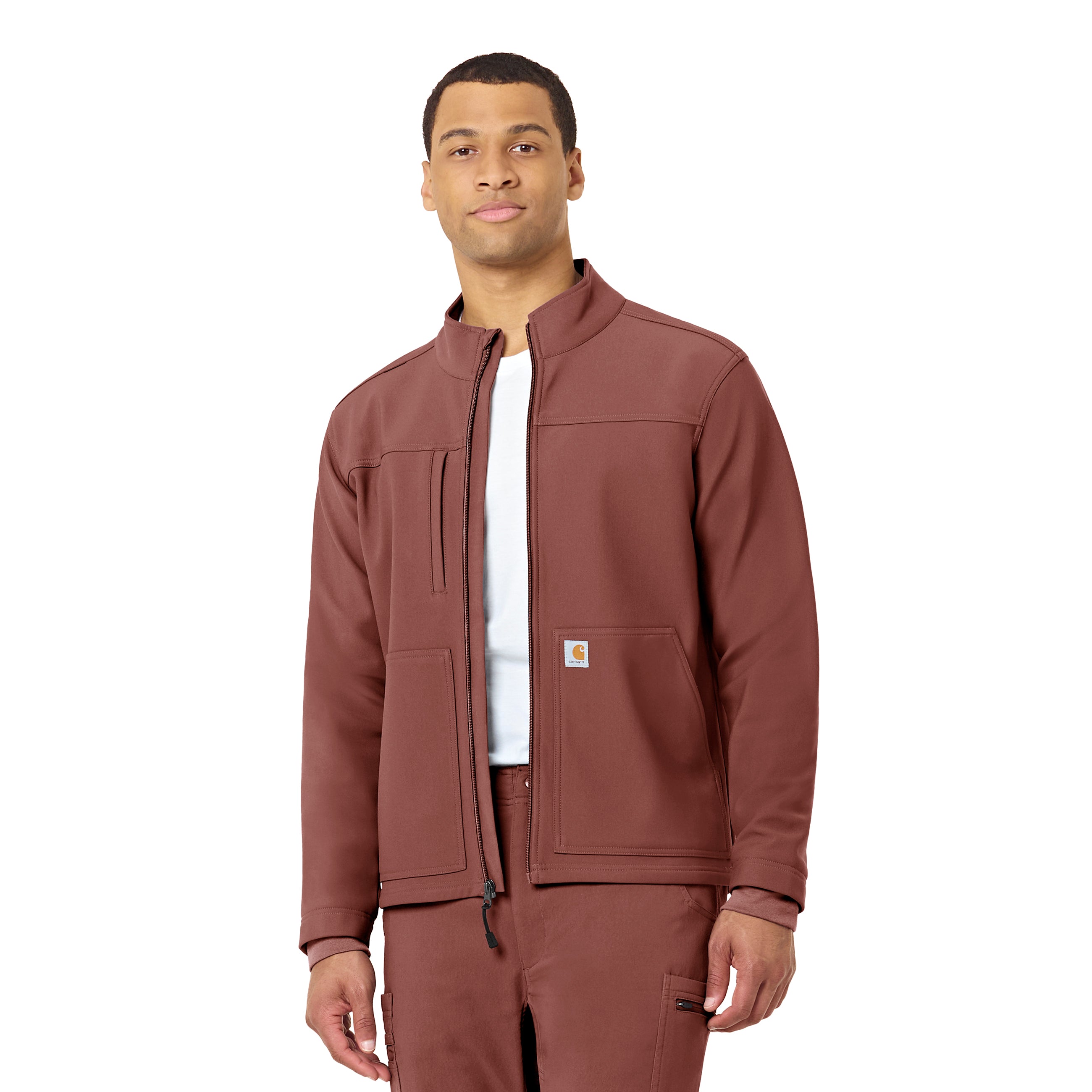 Rugged Flex C80023 Men's Bonded Fleece Jacket Sable – Affordable Uniforms