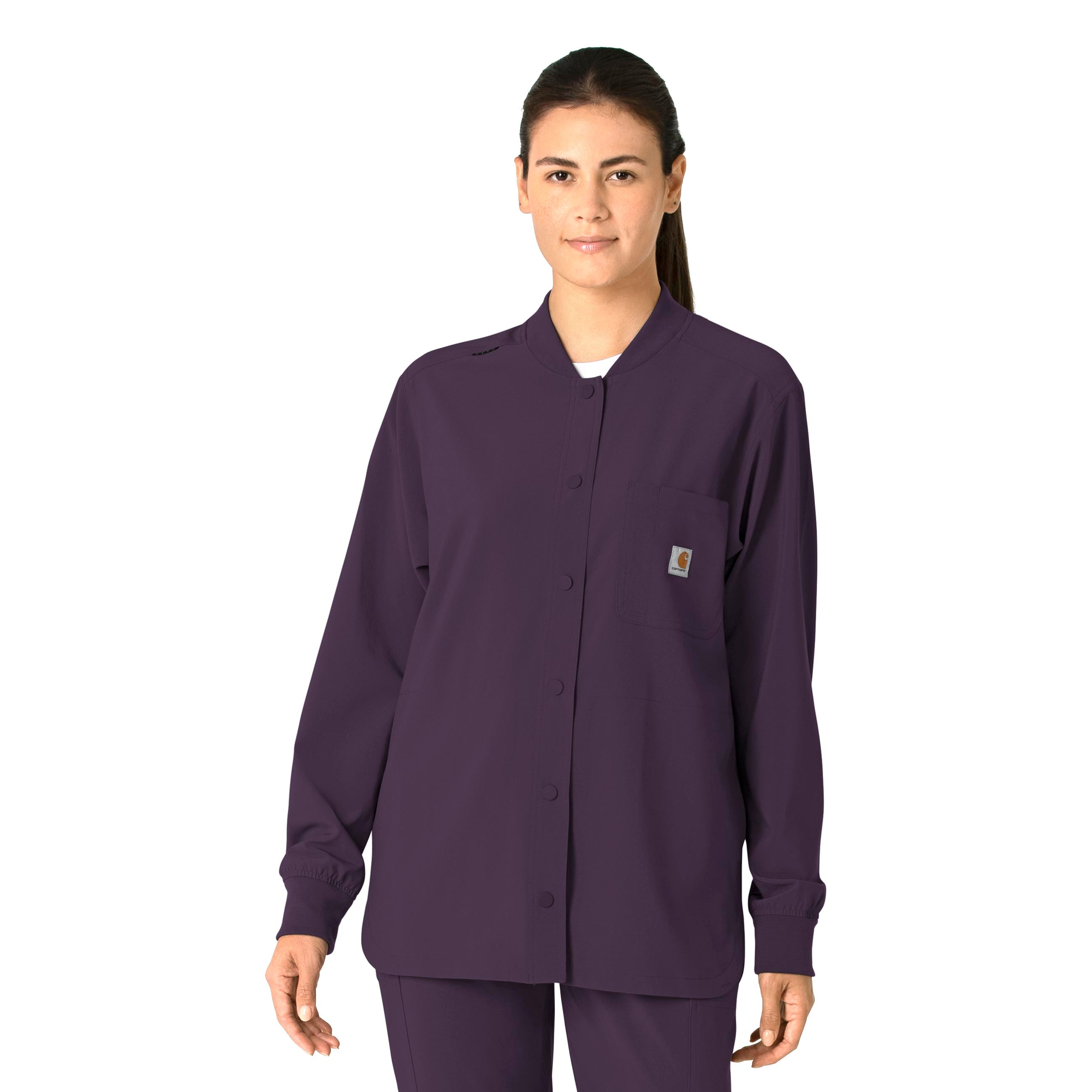 Force Cross-Flex C82210 Shirt Jacket Black Plum