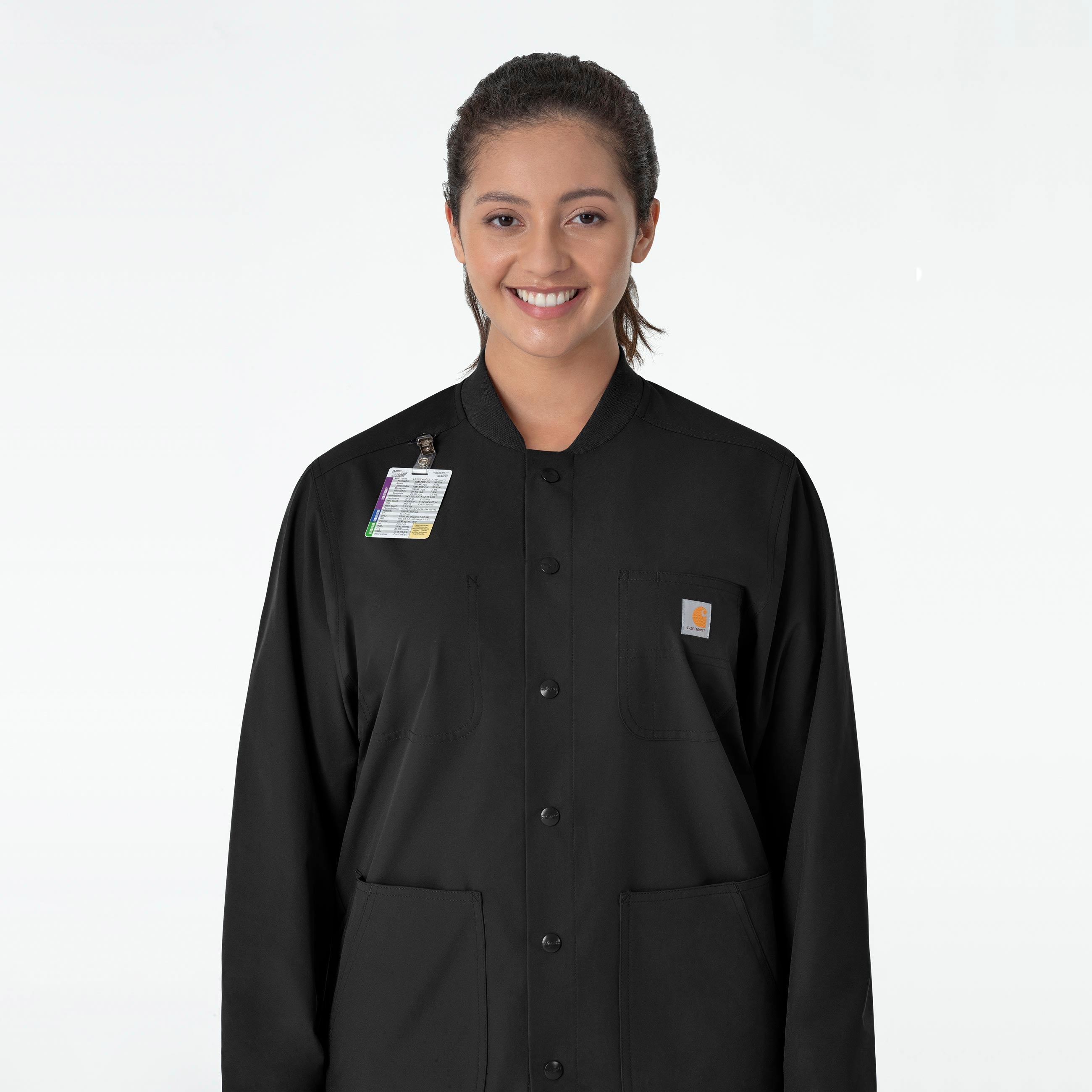 Force Essentials C85013 Unisex Chore Coat Black