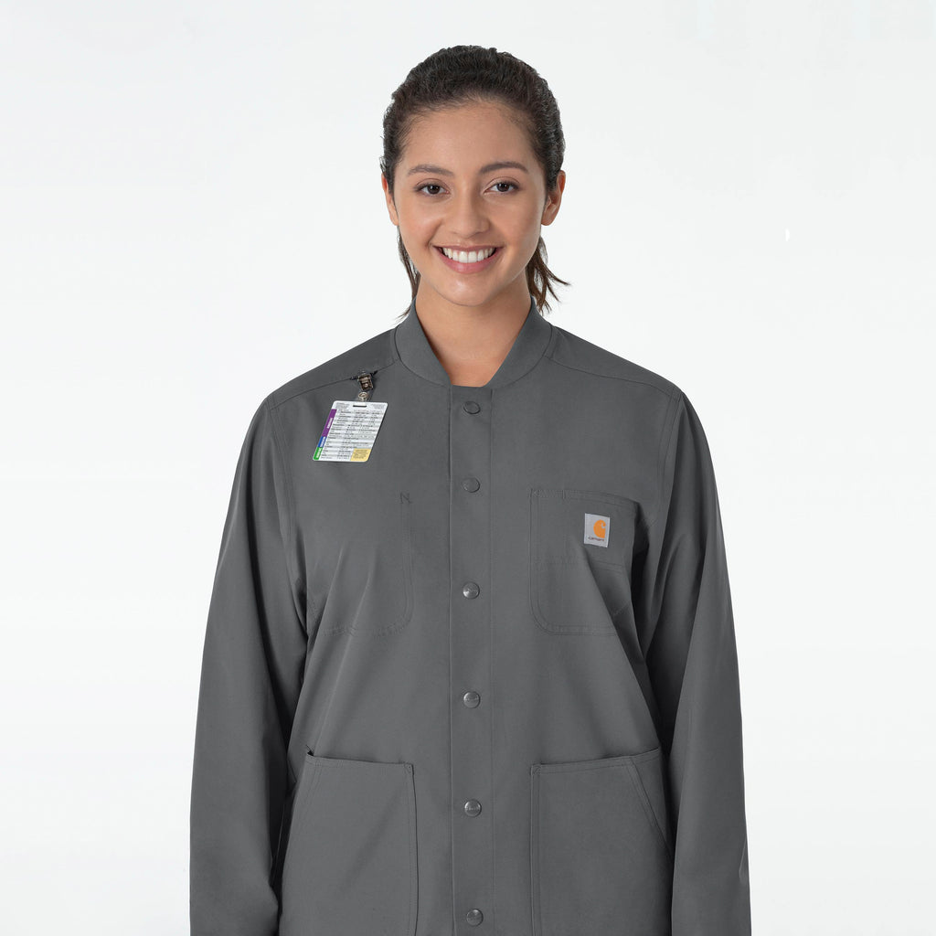 Force Essentials C85013 Unisex Chore Coat Pewter