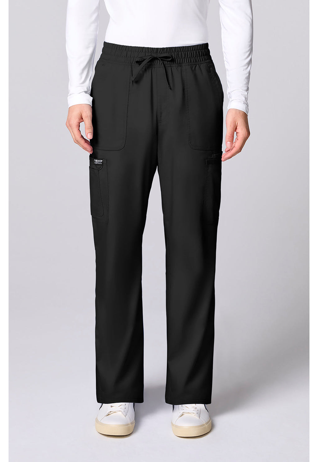Workwear Revolution CK00001 Men's 12 Pockets Scrub Pantss Black