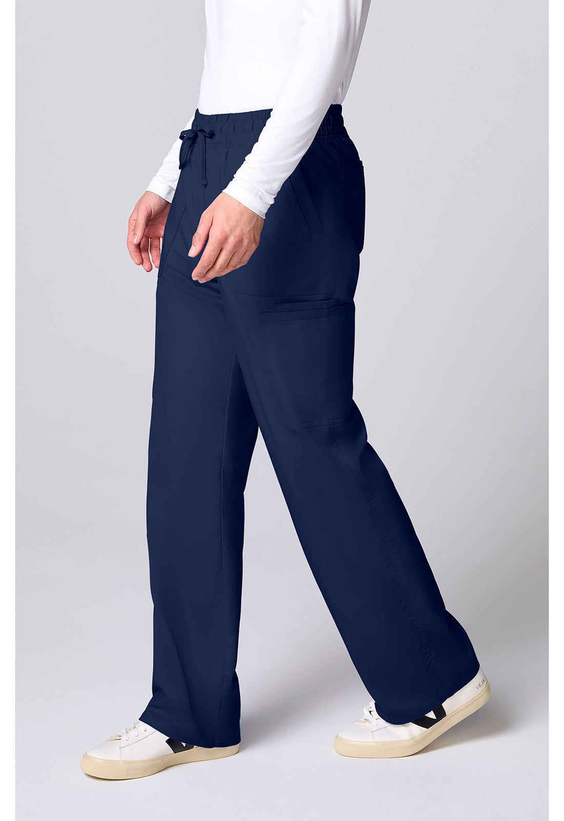 Workwear Revolution CK00001 Men's 12 Pockets Scrub Pantss Navy