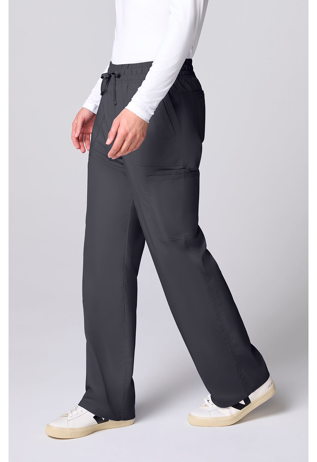 Workwear Revolution CK00001 Men's 12 Pockets Scrub Pantss Pewter
