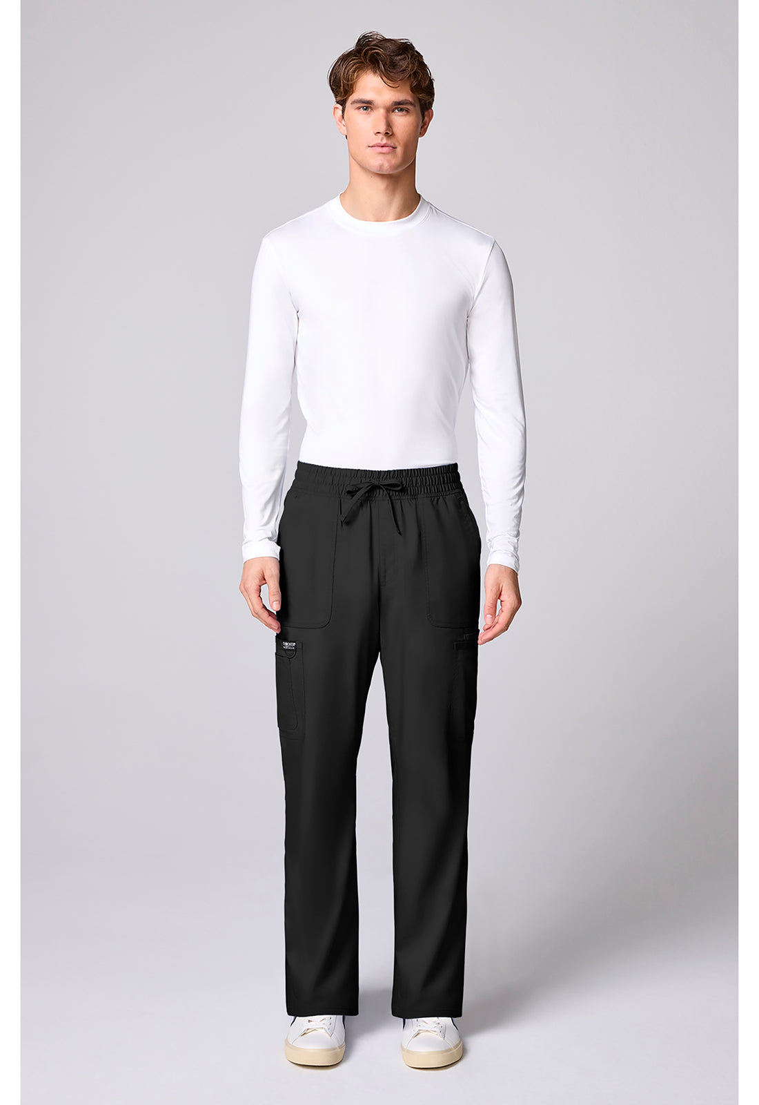 Workwear Revolution CK00001 Men's 12 Pockets Scrub Pantss Black