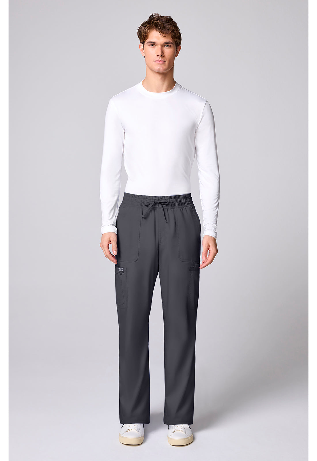 Workwear Revolution CK00001 Men's 12 Pockets Scrub Pantss Pewter