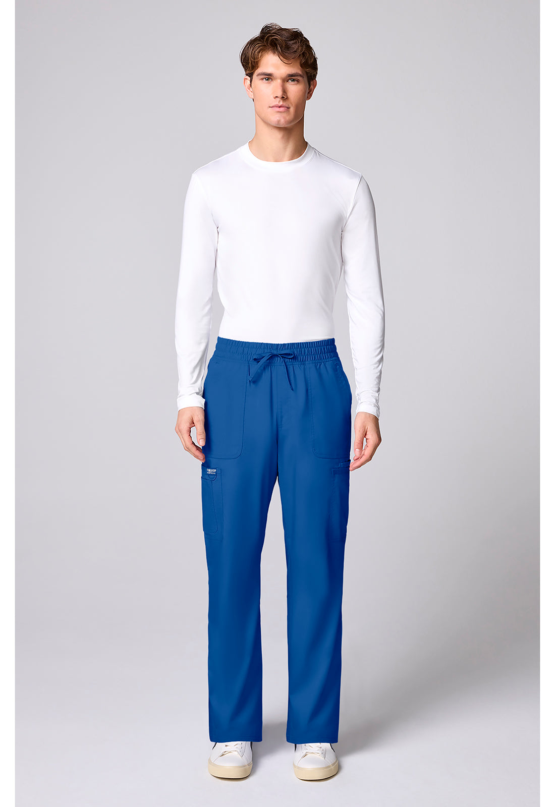 Workwear Revolution CK00001 Men's 12 Pockets Scrub Pantss Royal