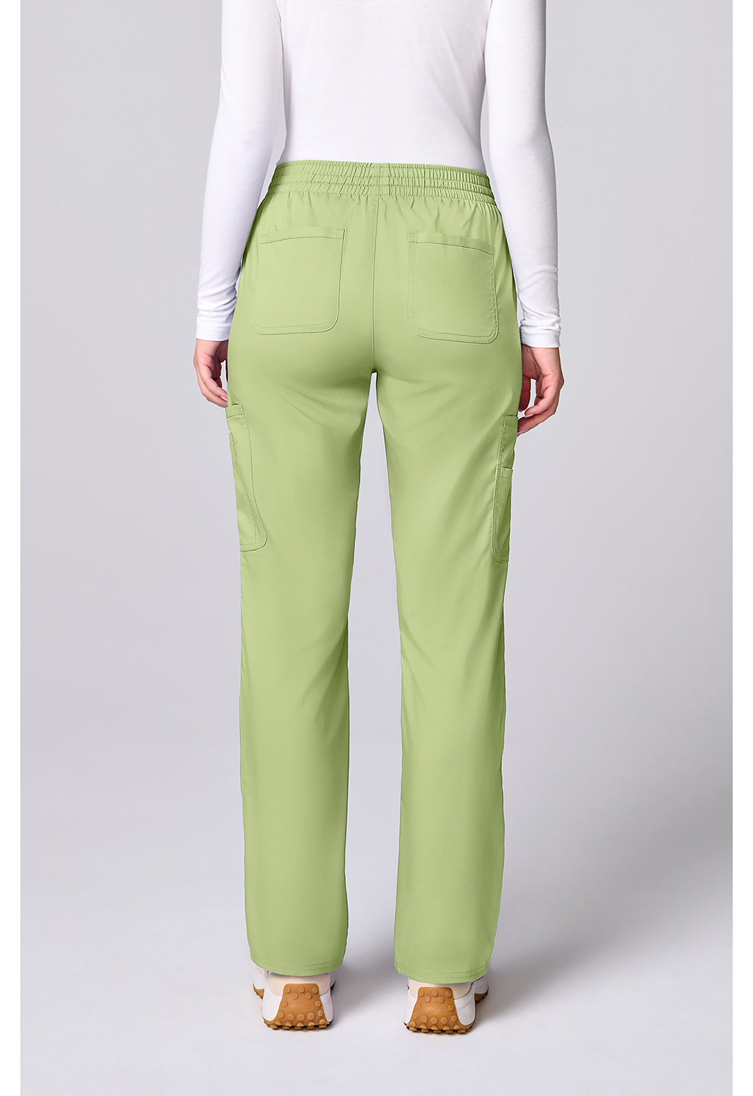 Workwear Revolution CK00002 Women's 12 Pockets Straight Leg Scrub Pants Cucumber