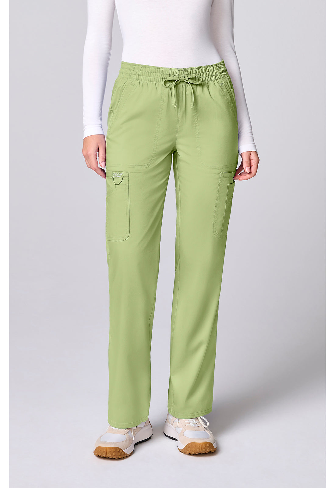 Workwear Revolution CK00002 Women's 12 Pockets Straight Leg Scrub Pants Cucumber
