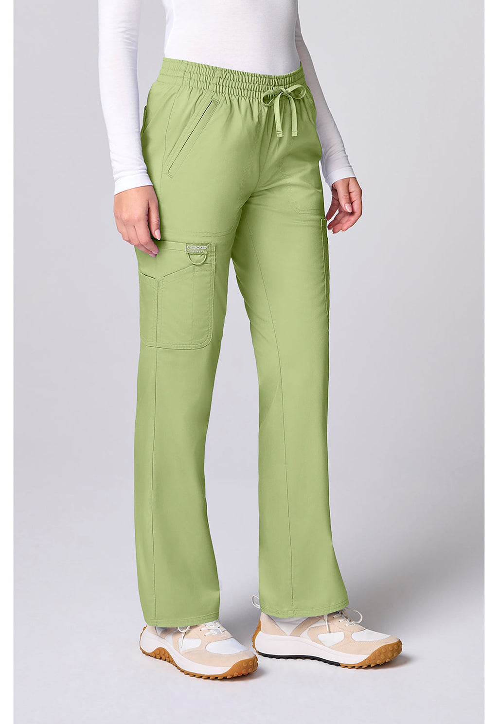Workwear Revolution CK00002 Women's 12 Pockets Straight Leg Scrub Pants Cucumber