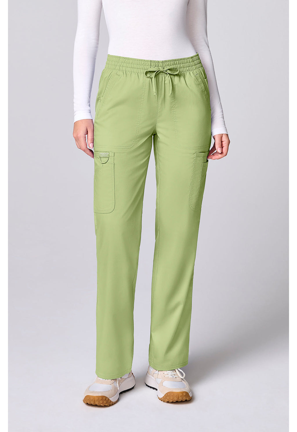 Workwear Revolution CK00002 Women's 12 Pockets Straight Leg Scrub Pants Cucumber
