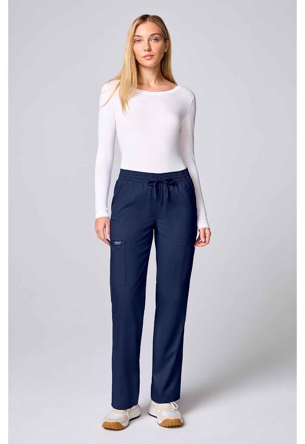 Workwear Revolution CK00002 Women's 12 Pockets Straight Leg Scrub Pants Navy