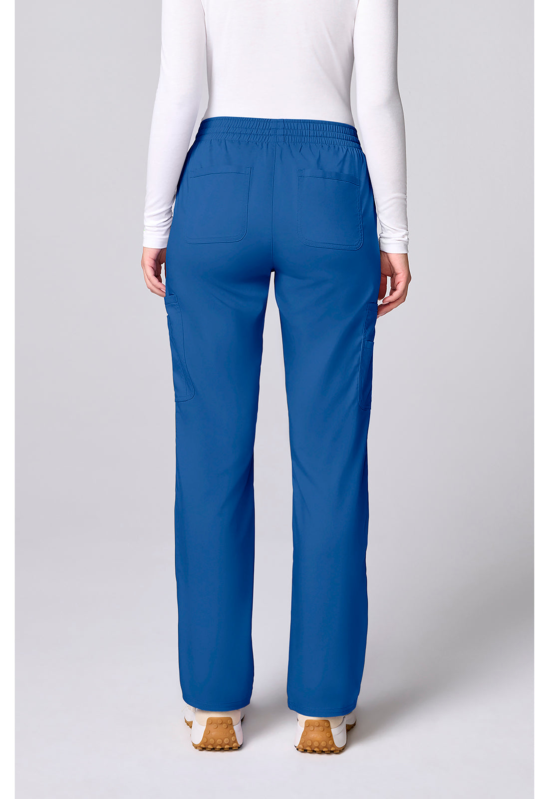 Workwear Revolution CK00002 Women's 12 Pockets Straight Leg Scrub Pants Royal