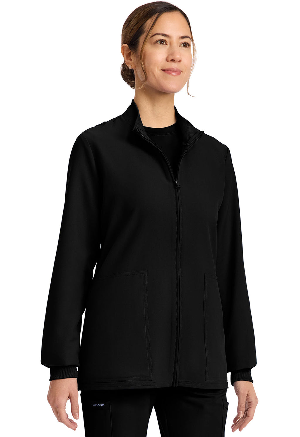 Originals Ultra CK00013A Zip Up Scrub Jacket Black