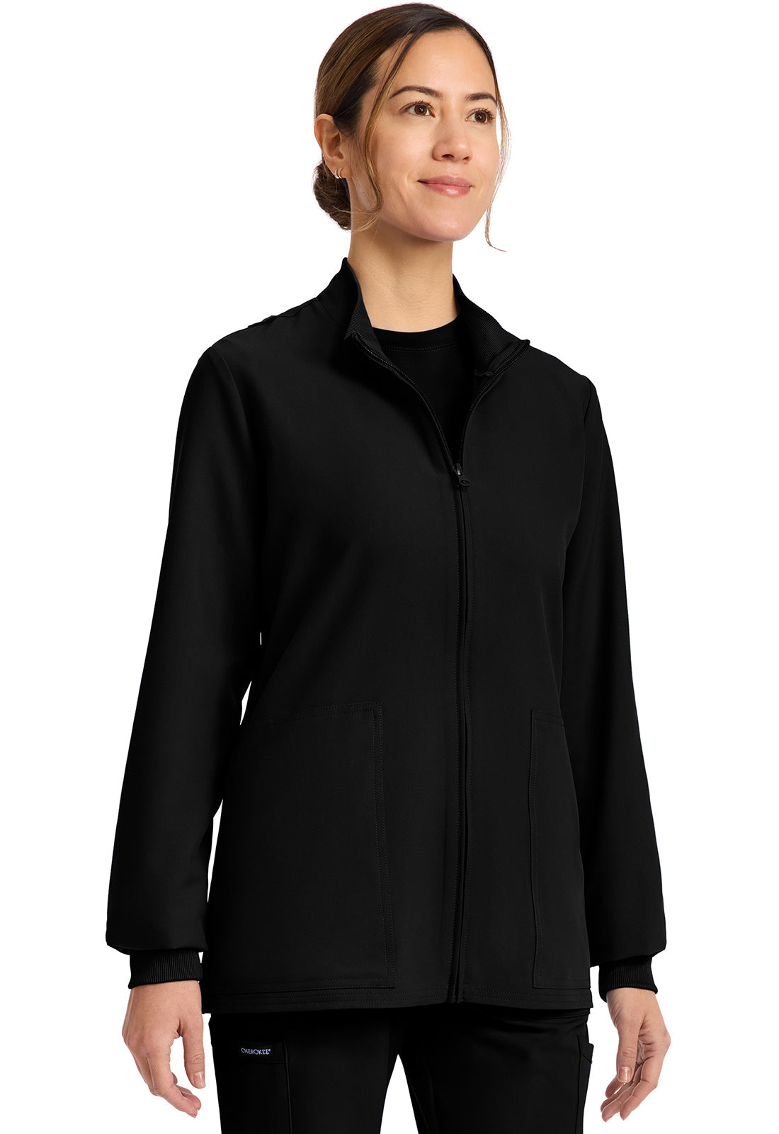 Originals Ultra CK00013A Zip Up Scrub Jacket Black