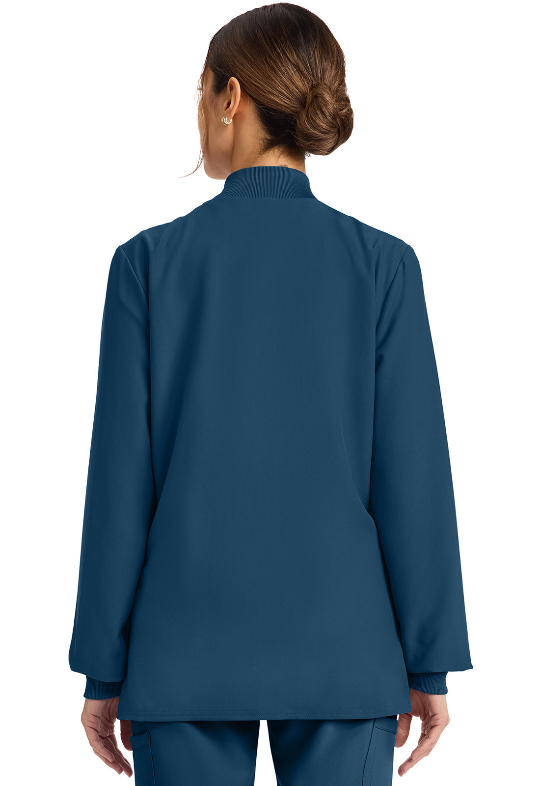 Workwear Originals Ultra CK00013A Women's Zip Up Scrub Jacket Caribbean Blue