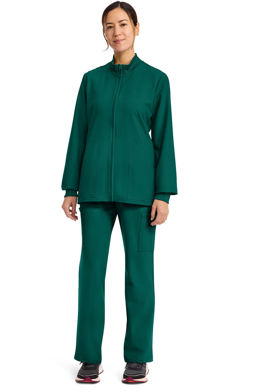Originals Ultra CK00013A Zip Up Scrub Jacket Hunter Green