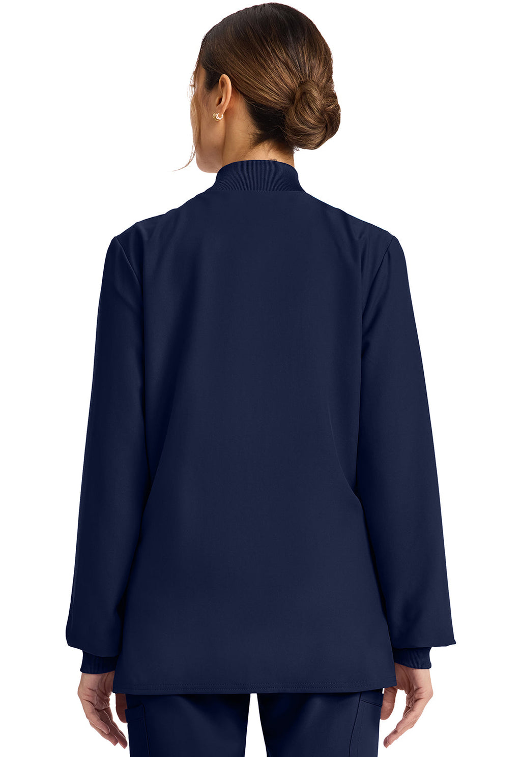Workwear Originals Ultra CK00013A Women's Zip Up Scrub Jacket Navy