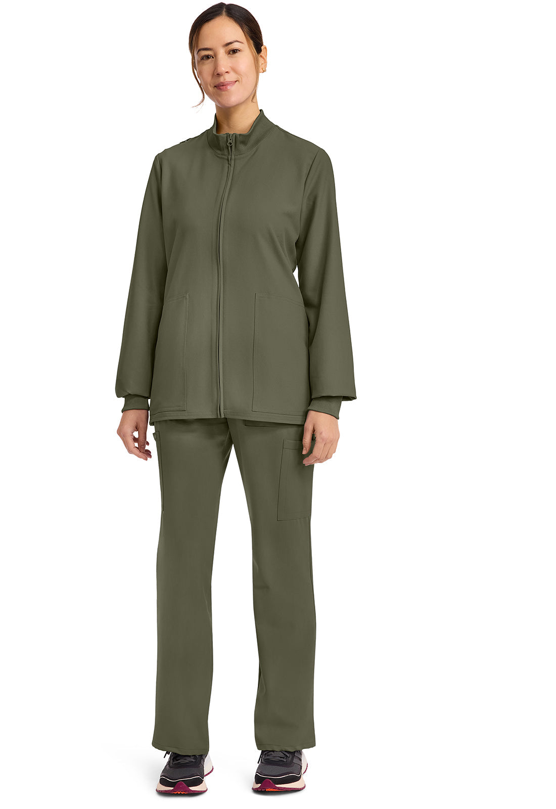 Originals Ultra CK00013A Zip Up Scrub Jackets Olive