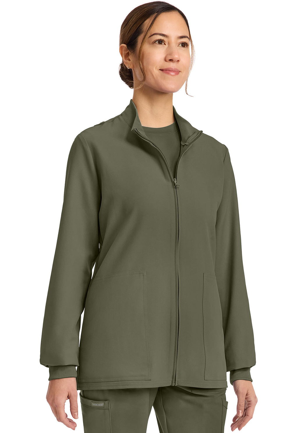 Originals Ultra CK00013A Zip Up Scrub Jackets Olive