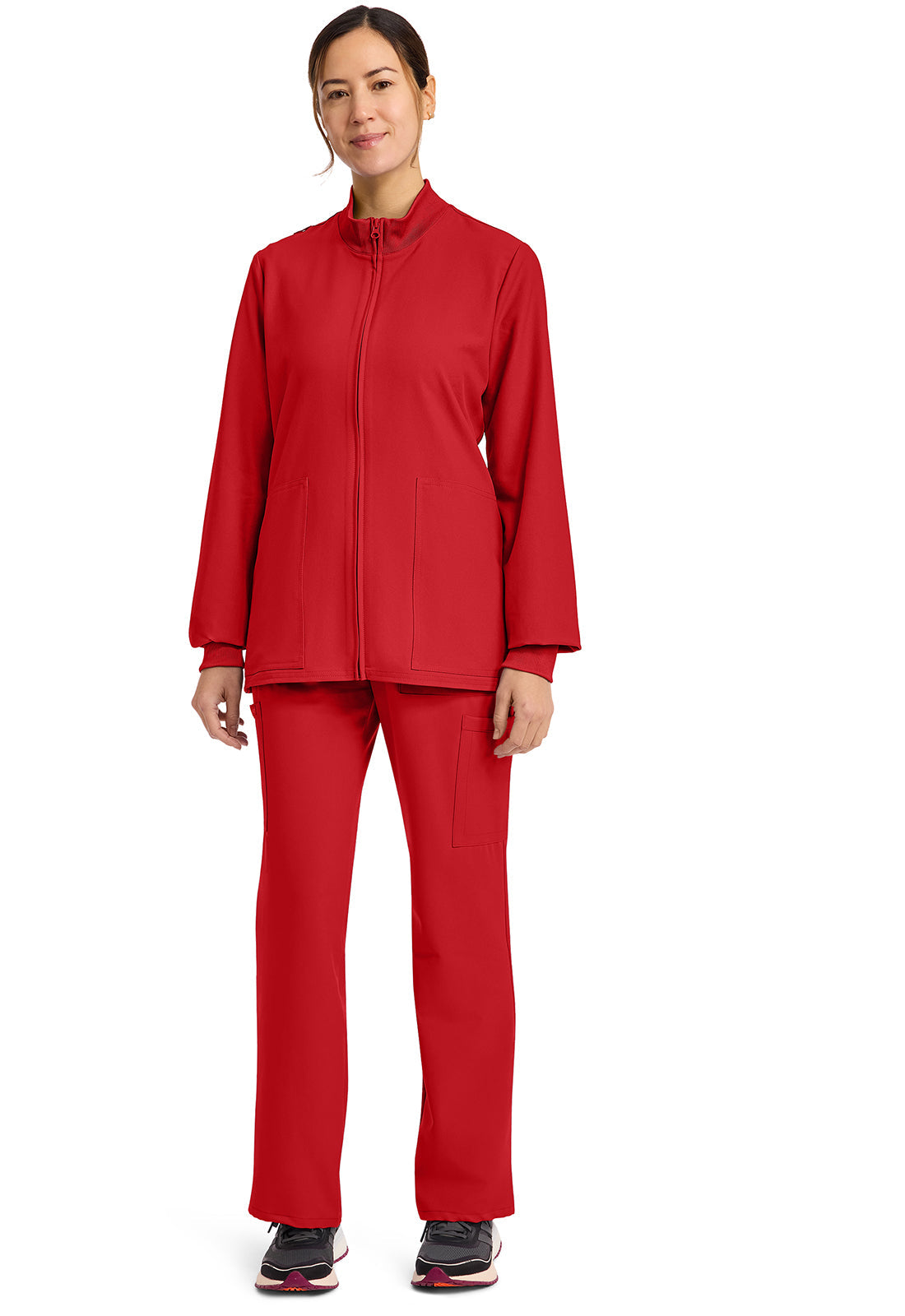 Originals Ultra CK00013A Zip Up Scrub Jackets Red