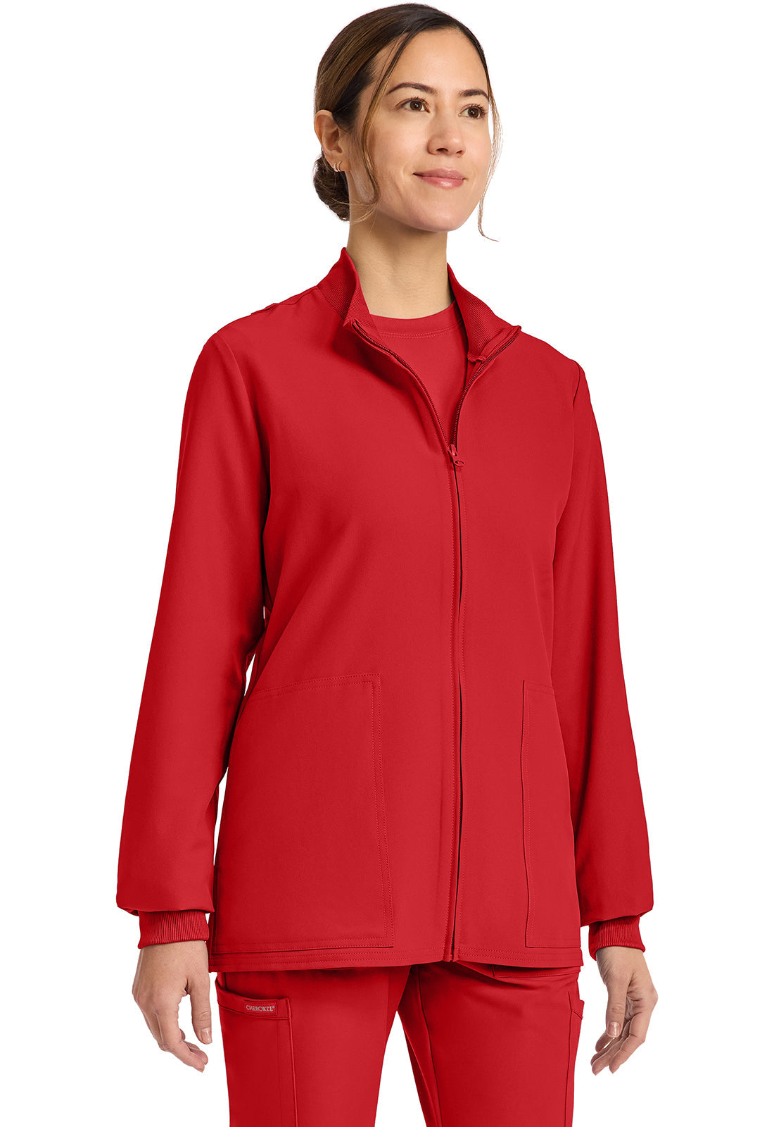 Originals Ultra CK00013A Zip Up Scrub Jackets Red