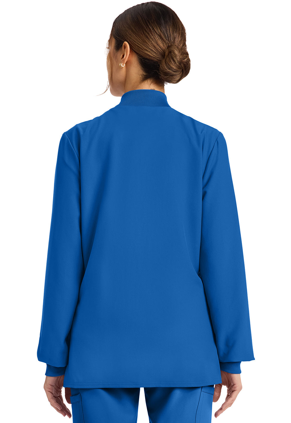 Workwear Originals Ultra CK00013A Women's Zip Up Scrub Jacket Royal