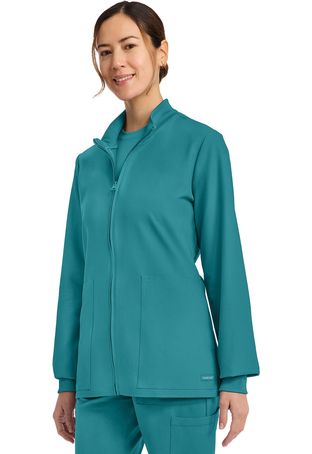 Originals Ultra CK00013A Zip Up Scrub Jackets Teal Blue