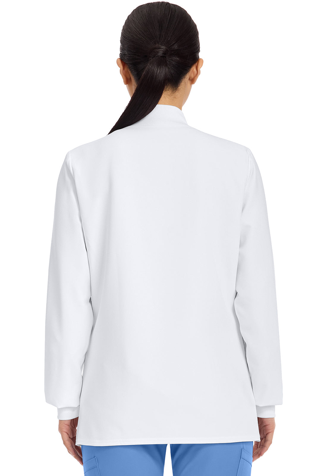 Workwear Originals Ultra CK00013A Women's Zip Up Scrub Jacket White