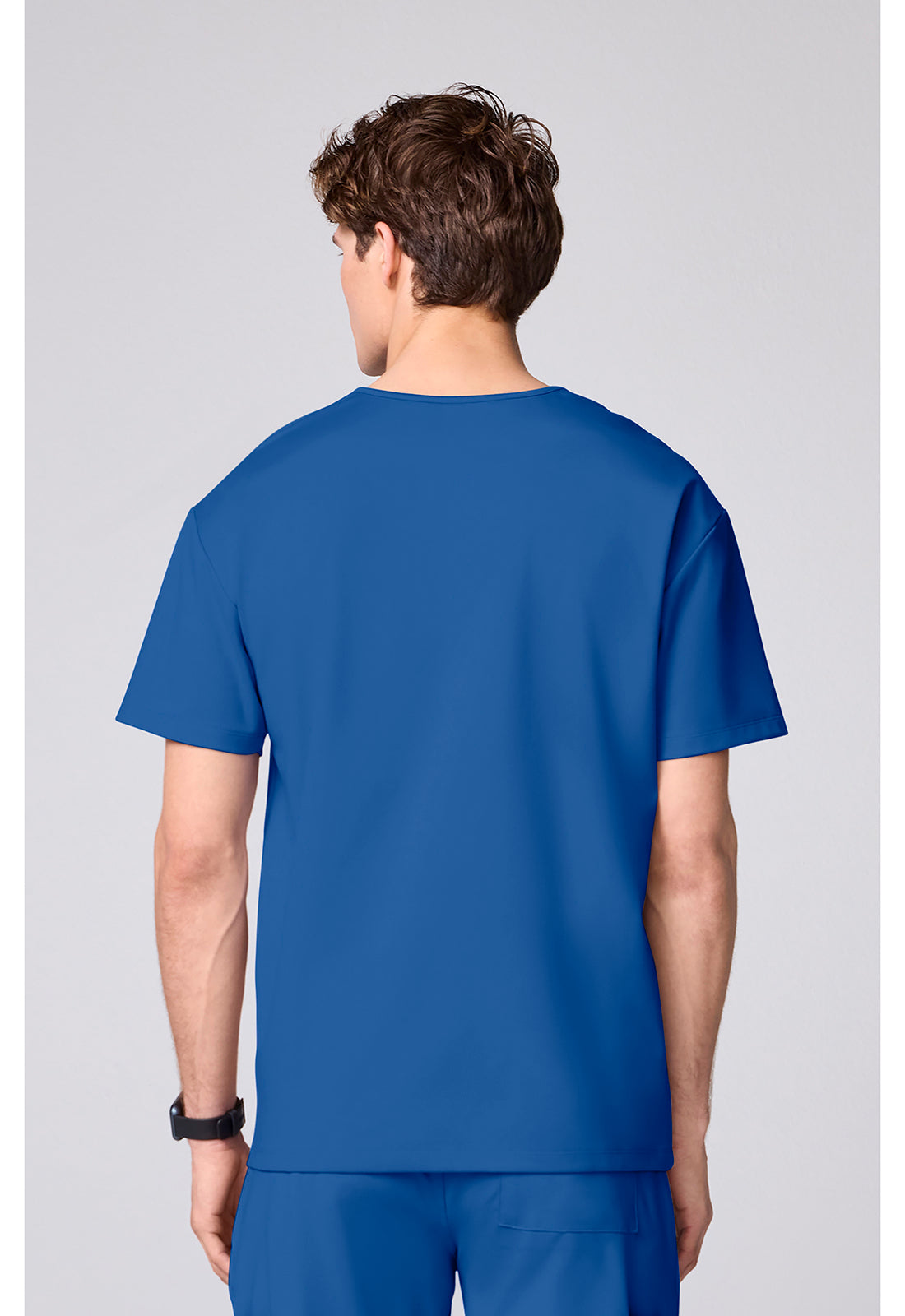Achieve CK00037 Men's 3 Pocket V-neck Scrub Top Royal