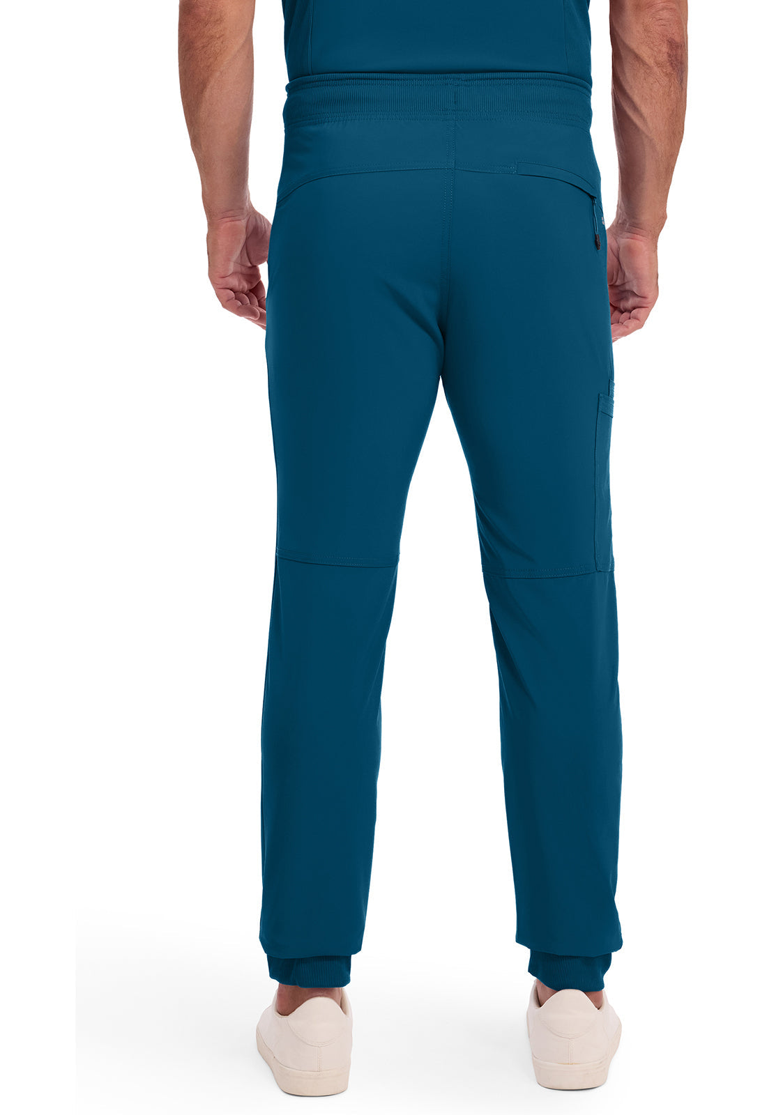 Infinity CK004A Men's Mid Rise Scrub Joggers Caribbean Blue