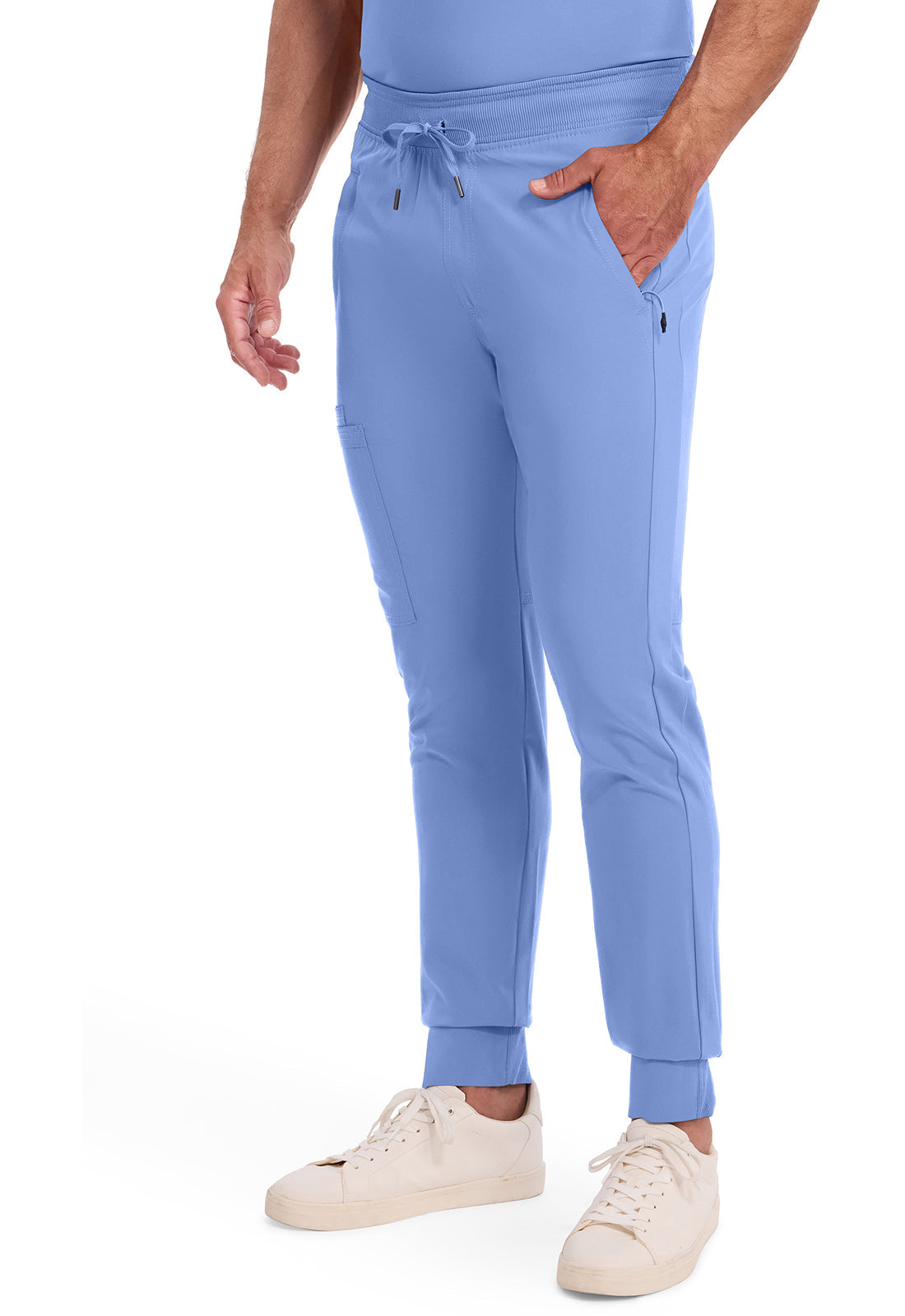 Infinity CK004A Men's Mid Rise Scrub Joggers Ciel