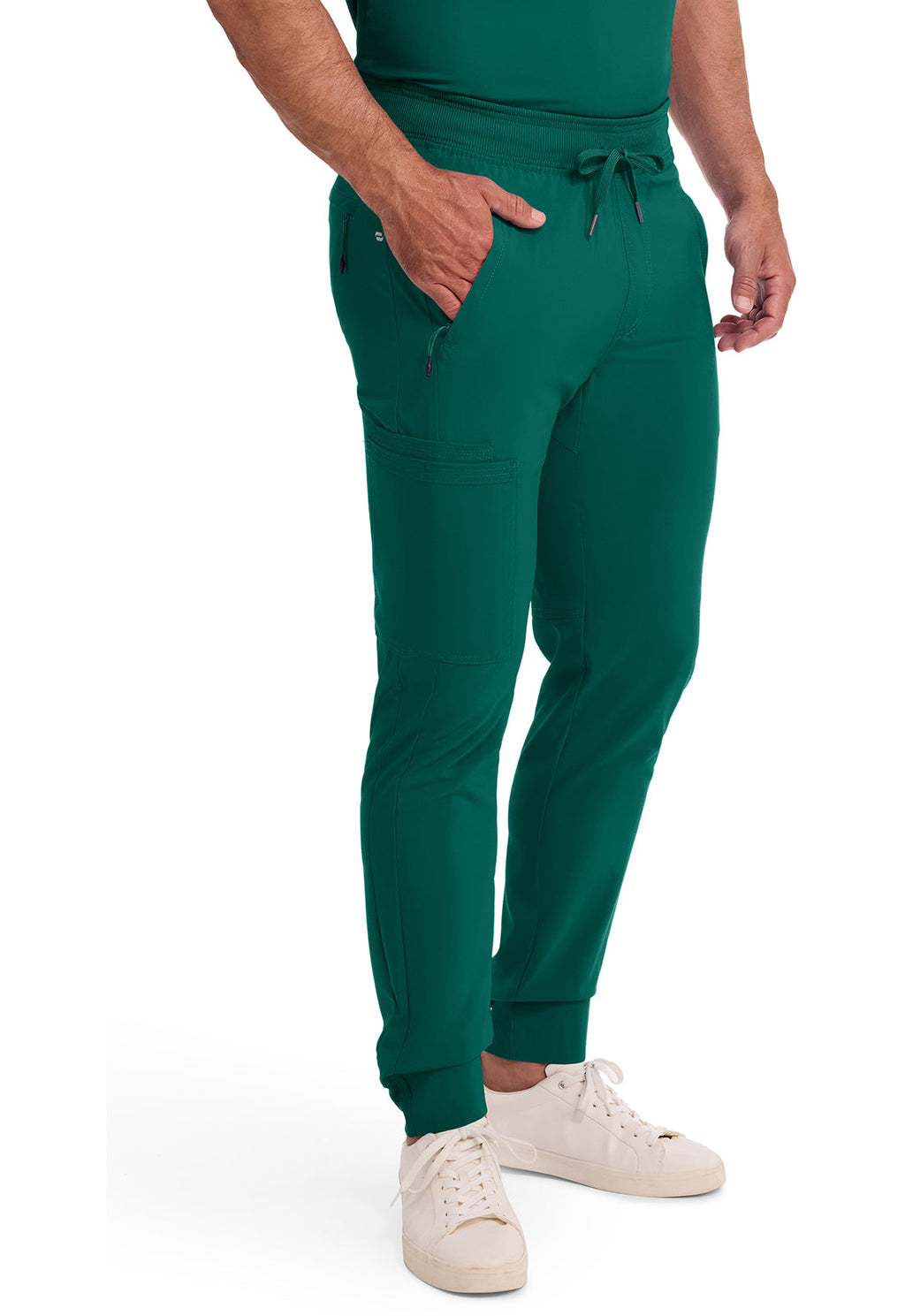 Infinity CK004A Men's Mid Rise Scrub Joggers Hunter Green