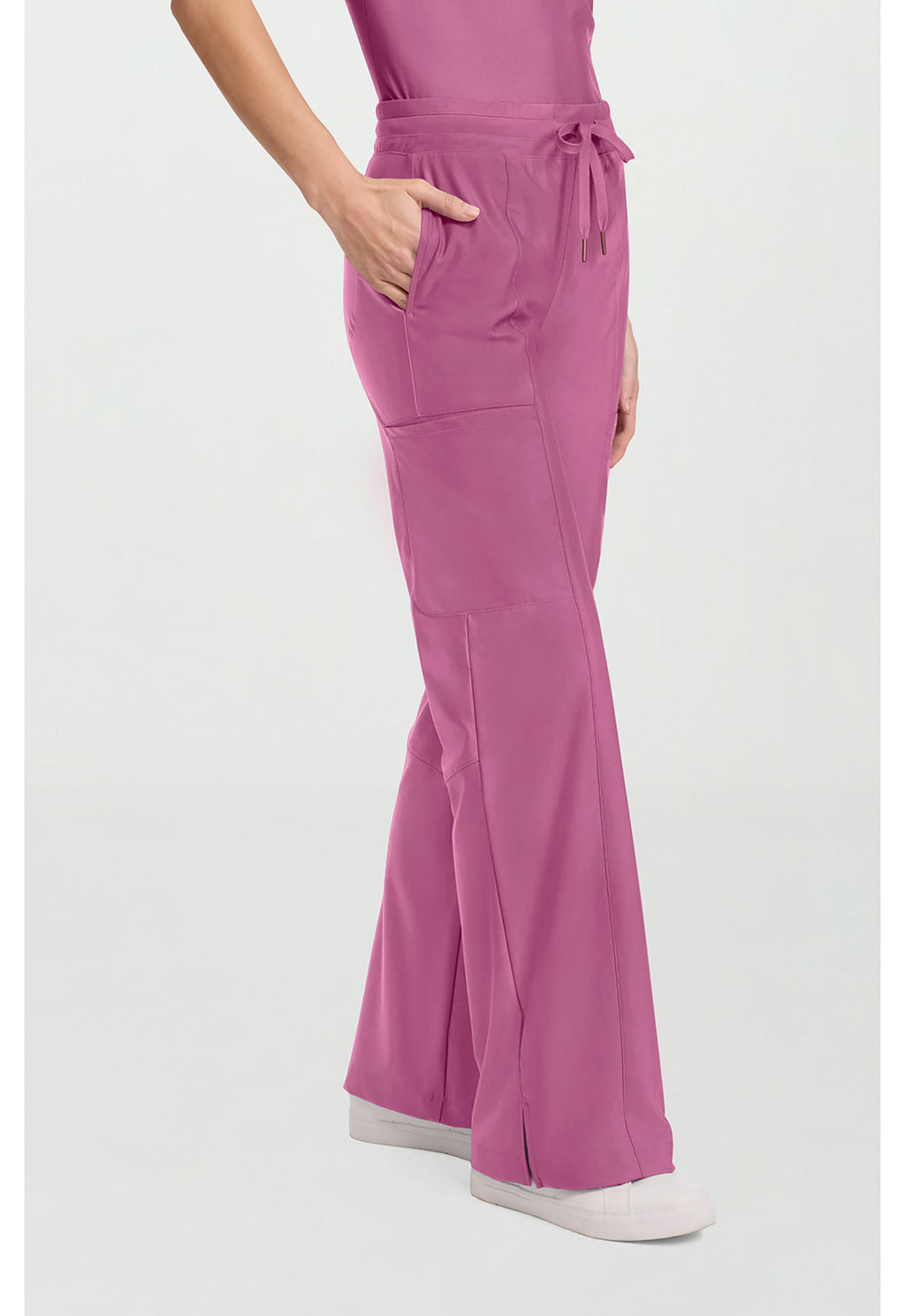 Form CK026 Women's 5-Pocket Trouser Leg Scrub Pants Dusty Mauve