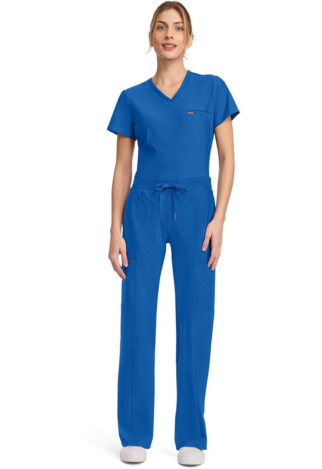 Form CK026 Women's 5-Pocket Trouser Leg Scrub Pants Royal