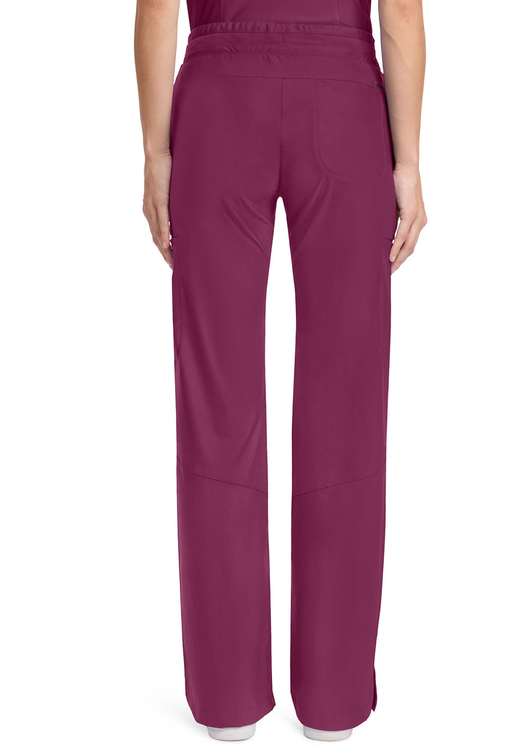 Form CK026 Women's 5-Pocket Trouser Leg Scrub Pants Wine