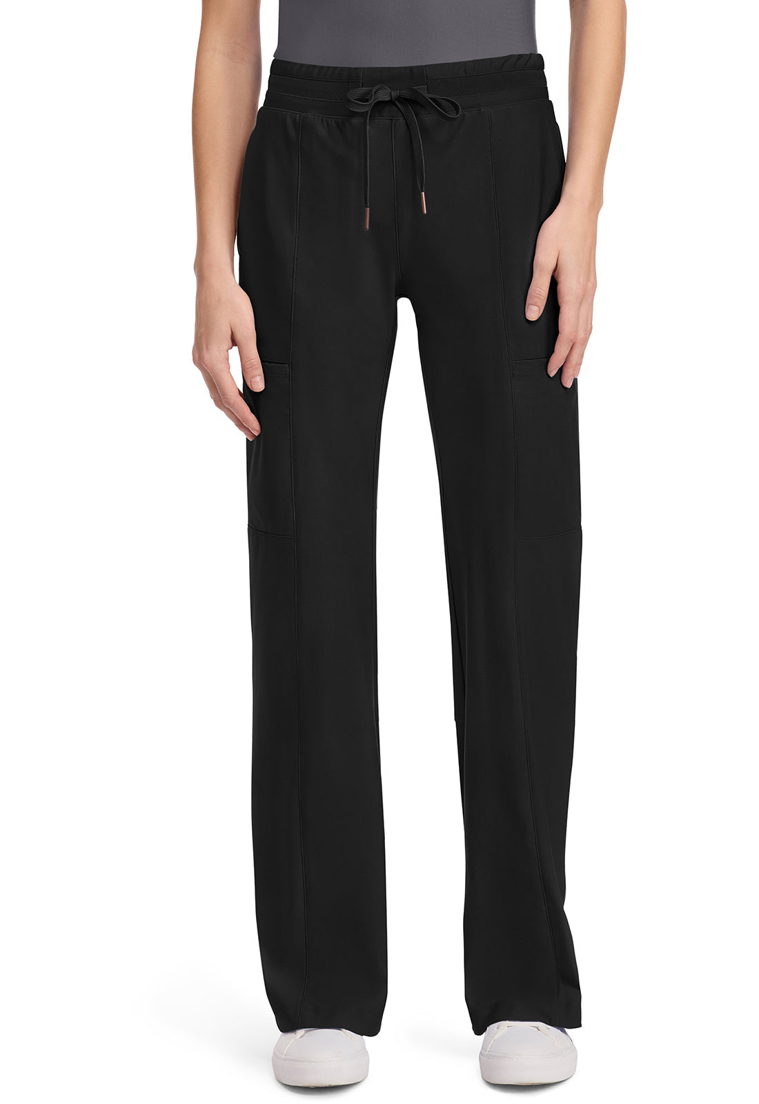Form CK026 Women's 5-Pocket Trouser Leg Scrub Pants Black