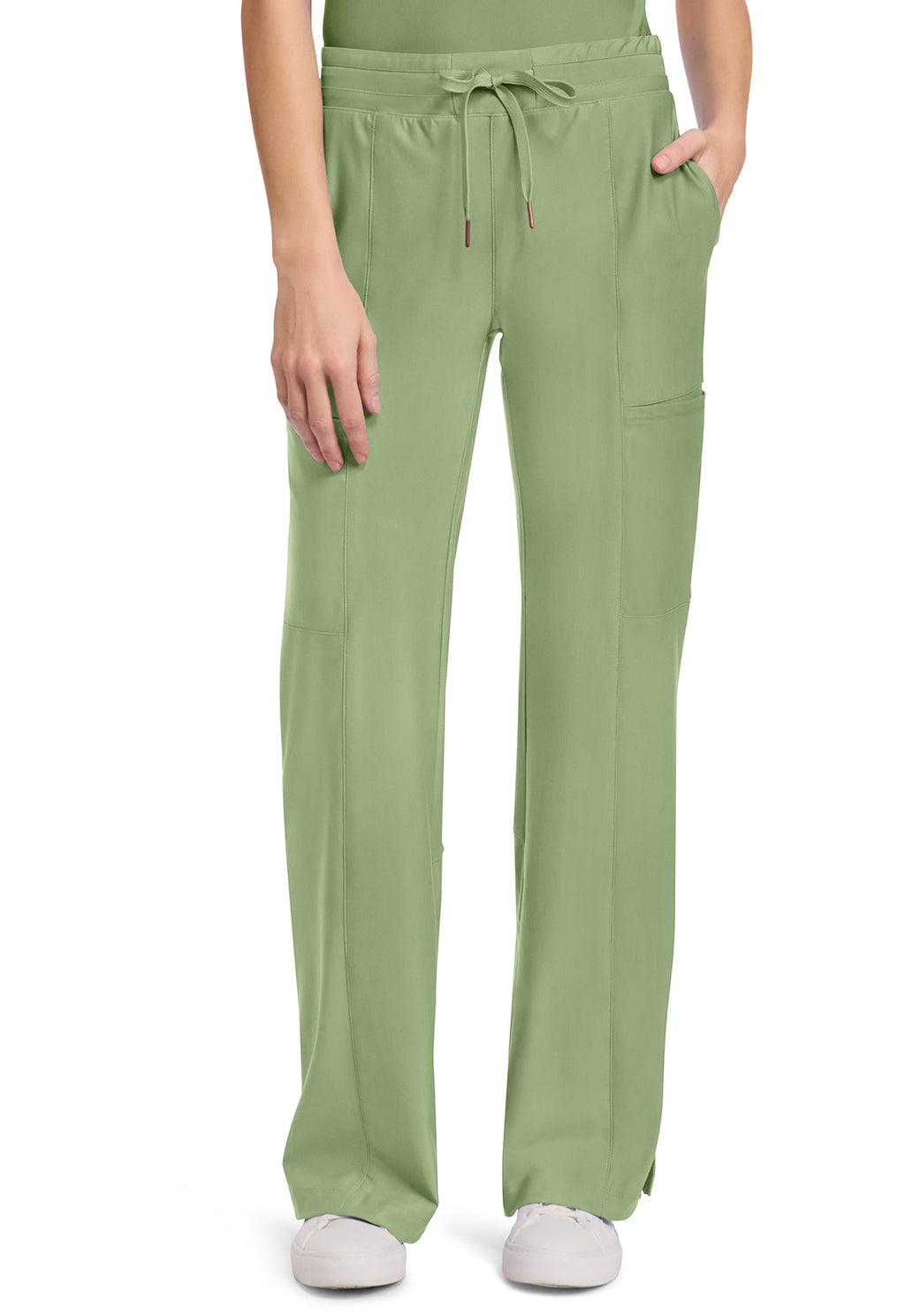 Form CK026 Women's 5-Pocket Trouser Leg Scrub Pants Bright Sage