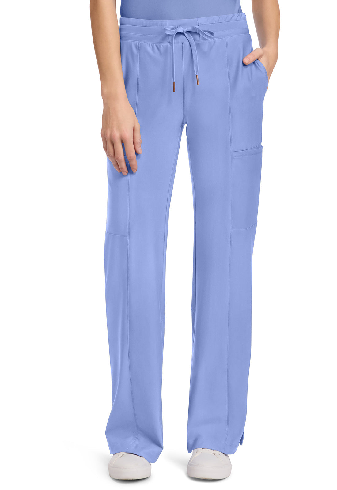 Form CK026 Women's 5-Pocket Trouser Leg Pants Ciel Blue