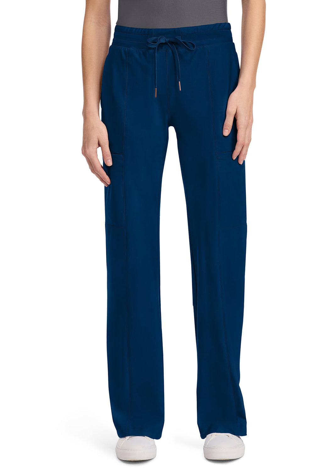 Form CK026 Women's 5-Pocket Trouser Leg Pants Navy Image