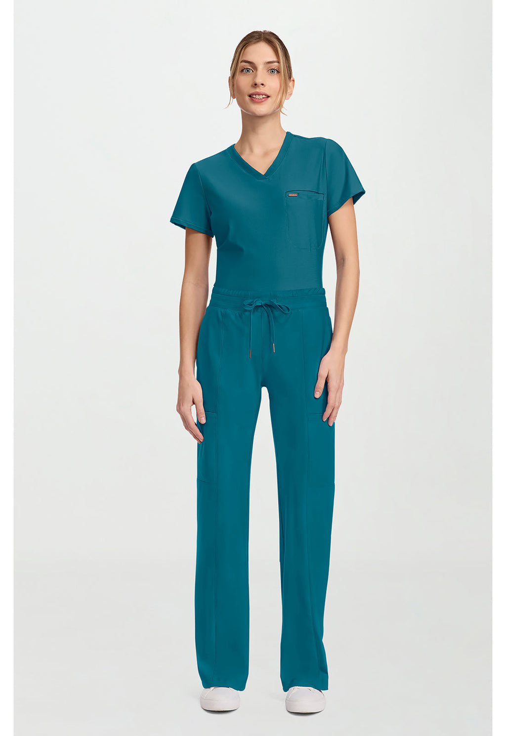 Form CK026 Women's 5-Pocket Trouser Leg Scrub Pants Paradise Cove