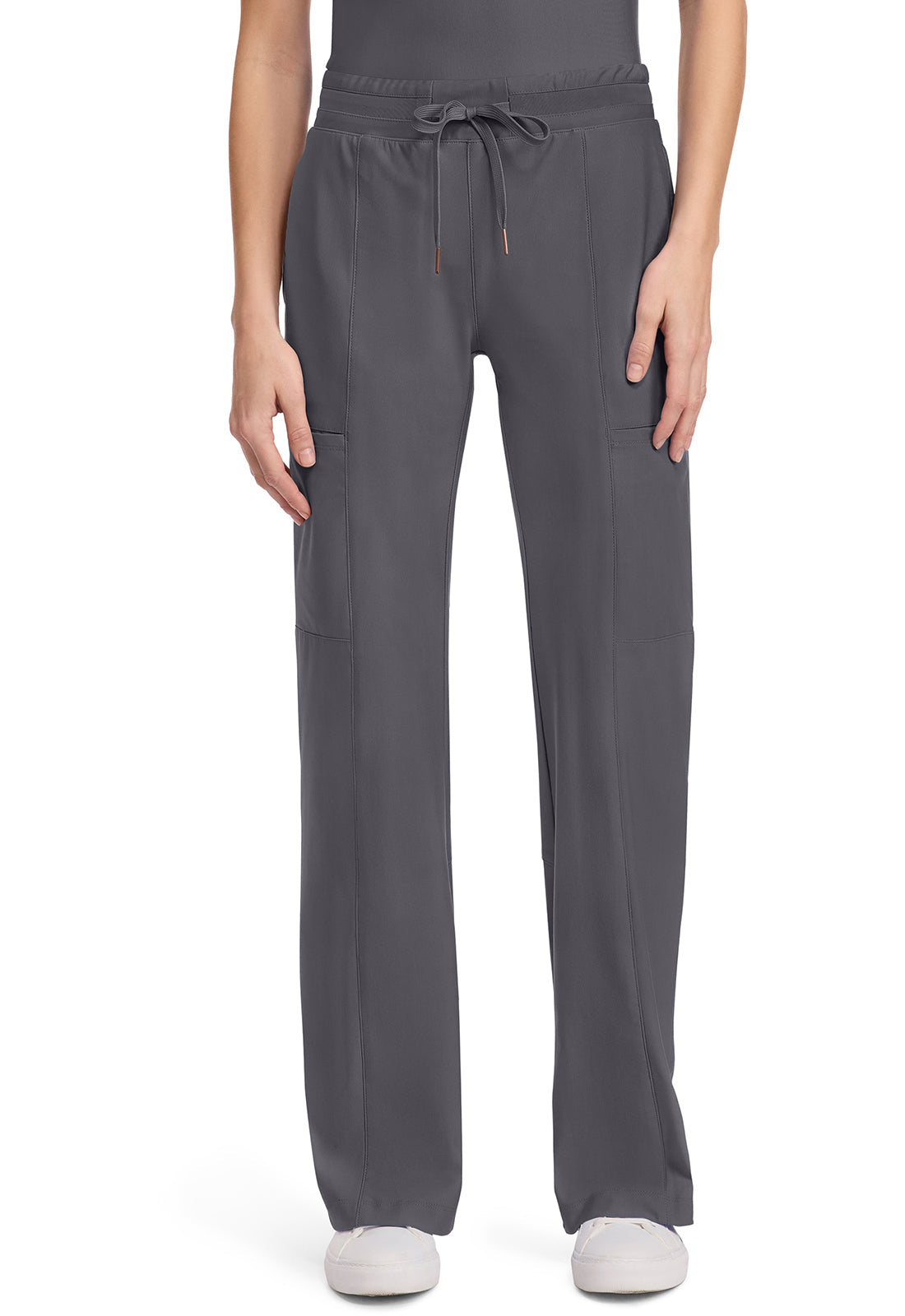 Form CK026 Women's 5-Pocket Trouser Leg Scrub Pants Pewter